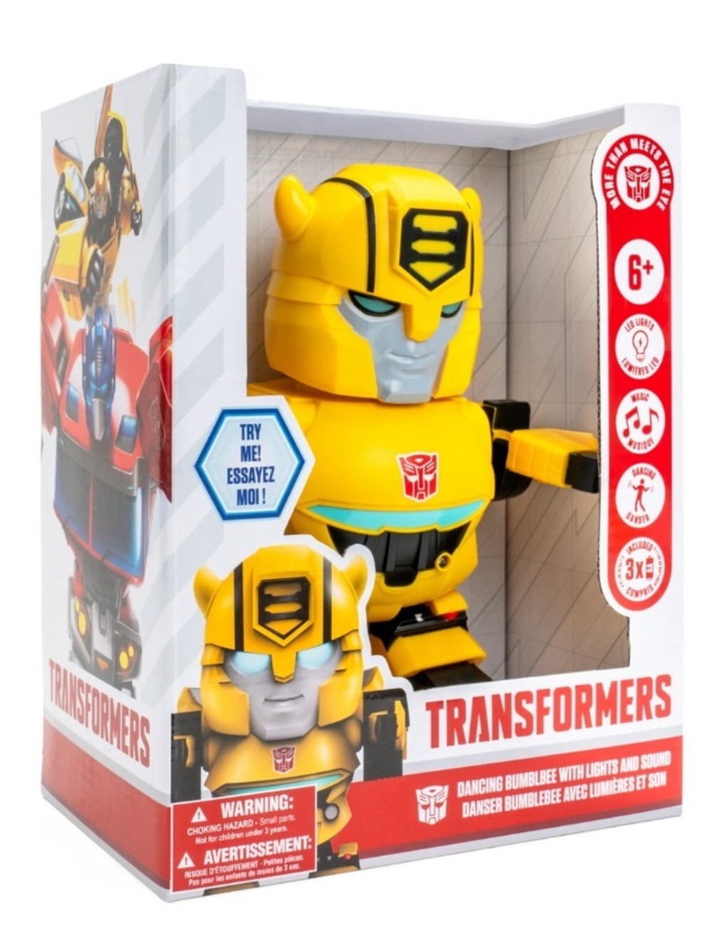 World Tech Toys Dancing Battle Bots Bumblebee with Lights & Sounds